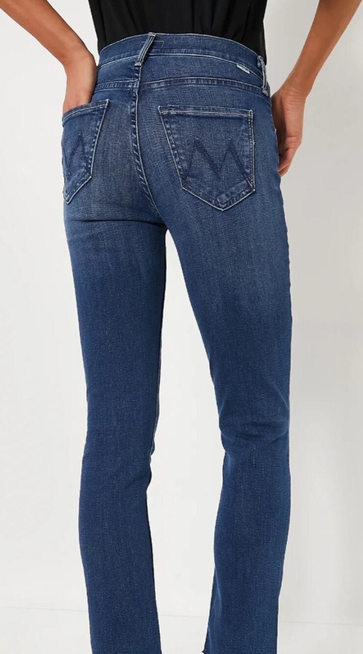 Mother Lil' Mother Mid Rise Dazzler Ankle Jeans NWT